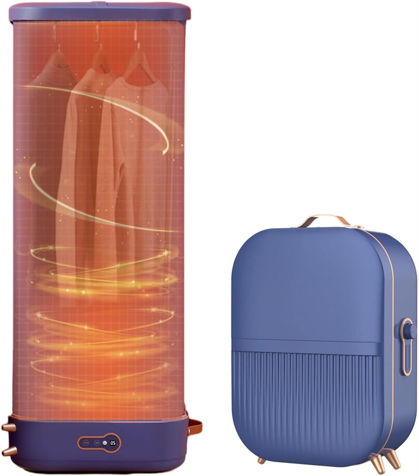 Przenośna suszarka do ubrań, składana wisząca parownica do ubrań i tkanin, szybko usuwa zagniecenia(