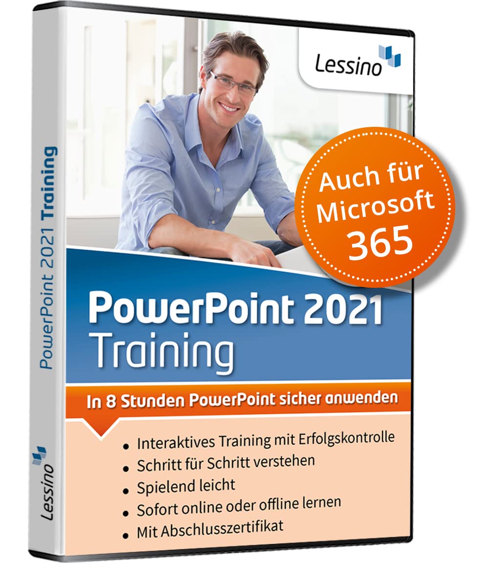 PowerPoint 2021 Training Online-Kurs + DVD 1 Nutzer-Lizenz Einsteiger Auffrischer