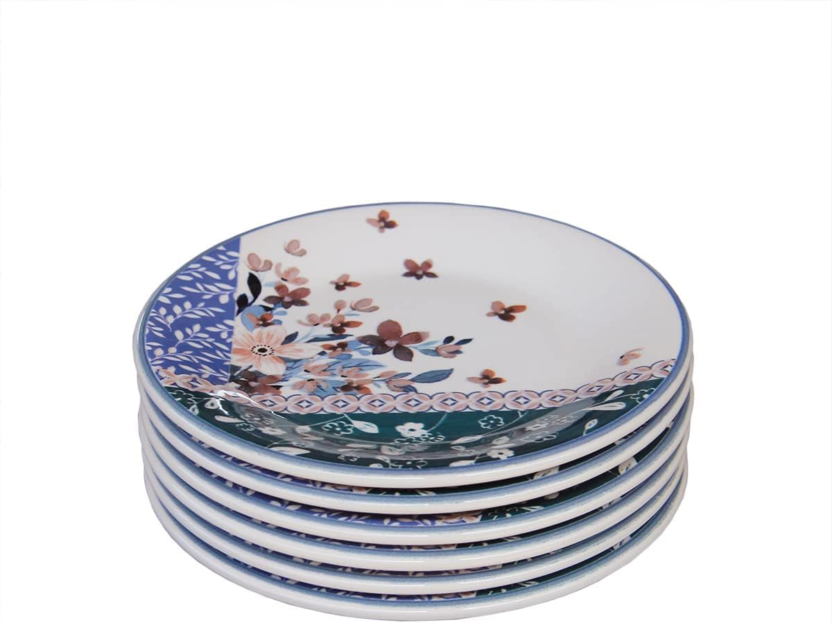 Assiette à fruits en céramique haut de gamme Wald Collection aquarelle durable