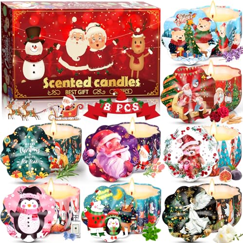RDDAIPE 8 Stück Duftkerzen Geschenkset, 2.5OZ Duftkerzen Set,...