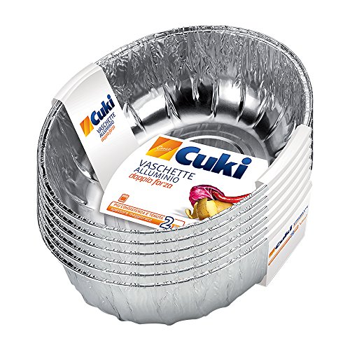 Cuki Vaschette Alluminio - Doppia Forza - pollo arrosto [E1G] - 12 vaschette (Multipack)