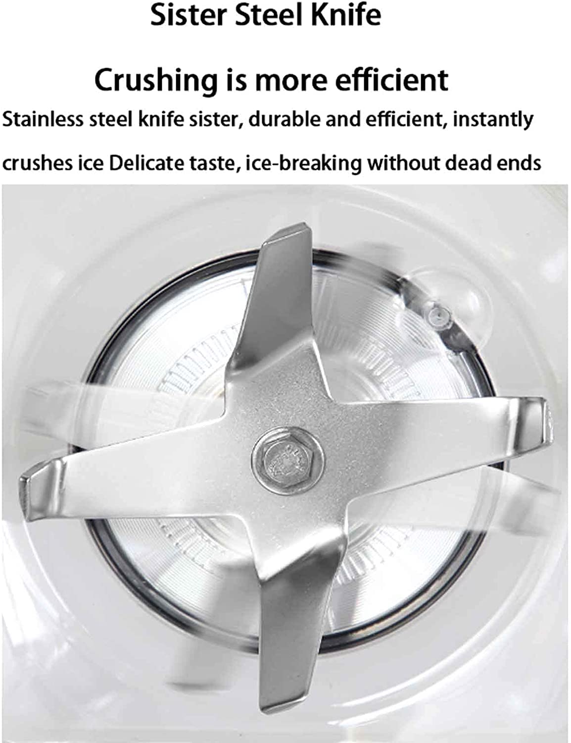 Transladora de hielo de bajo totalmente automática con cubierta insonoriza, batidora de vacío al vacío de alta velocidad, batido de 5 velocidades, ajustable adecuado para la tienda de té de leche