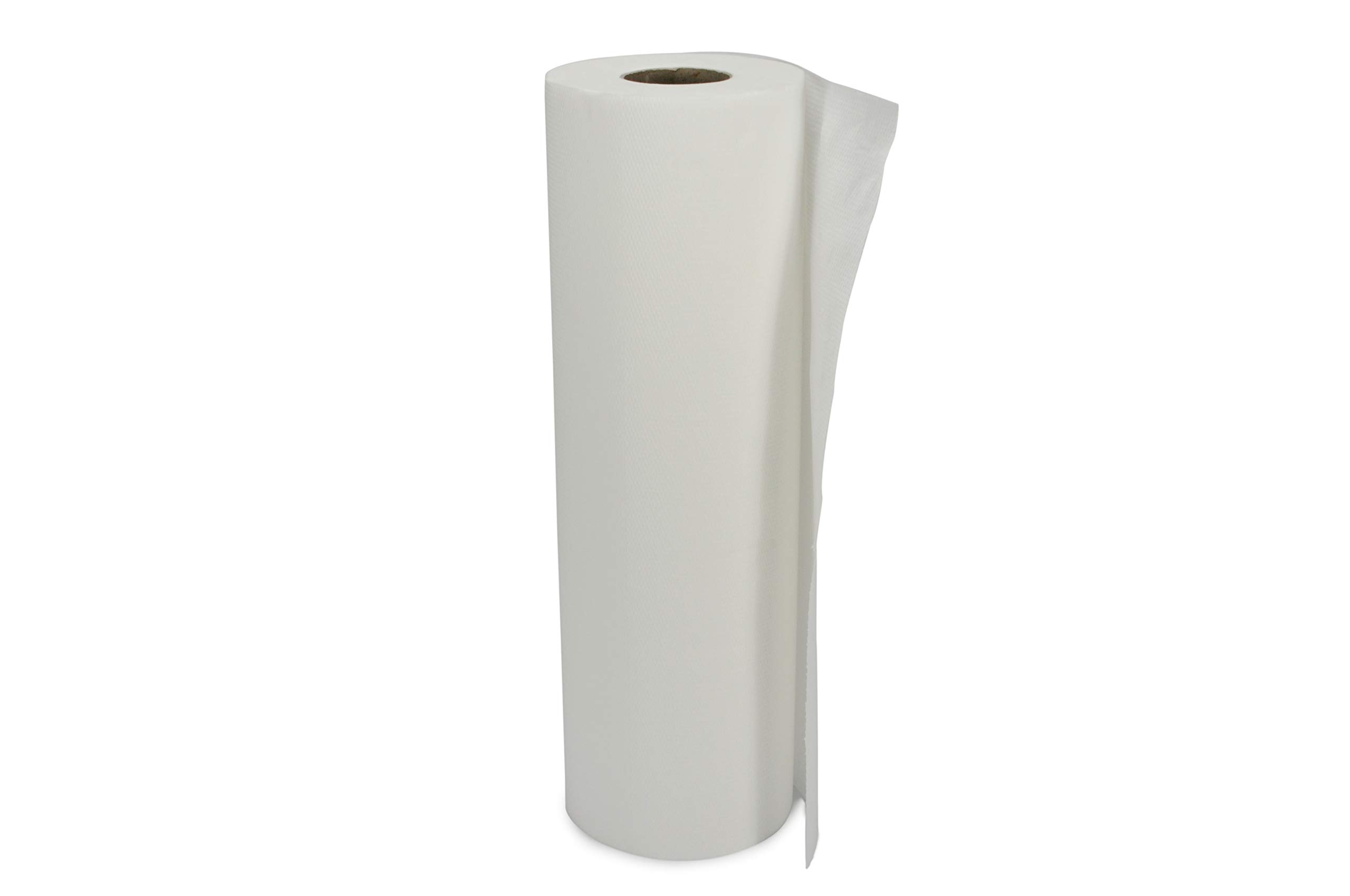 Ärztekrepp 2-lagig | 9 Rollen | Größe 59cm x 50m | hochwertig weiße Liegenabdeckung | doppelschichtige perforierte Papierrolle | Ideal für Krankenhäuser, Praxen, Tattoostudios uvm.