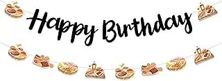 Cheereveal Charcuterie Board Themed Birthday Party Decorations, Meat Platter Happy Birthday Banner, Wine & Charcuterie Night Cheese Garland for Birthday Bridal Shower Bachelorette Party Supplies