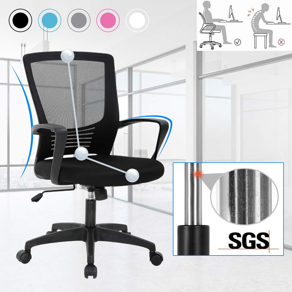 Buy Ergonomic Office Chair Mesh Computer Chair with Lumbar Support and