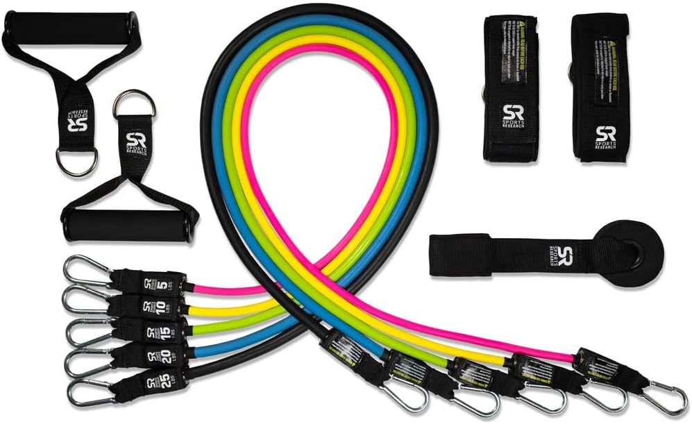 Sweet Sweat Hip Bands with 3 Levels of Resistance | Non-Slip Fabric Booty Bands for Squats & Lunges | Includes Free Mesh Carrying Bag