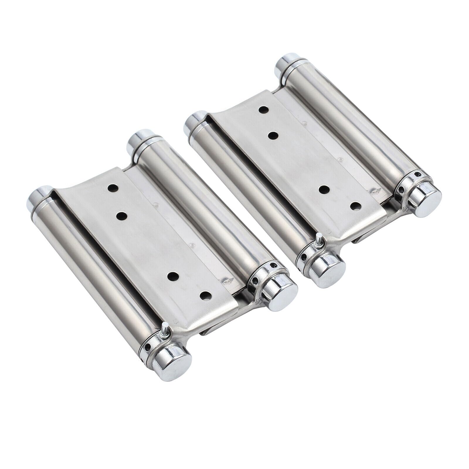 Bohaner Swing Door Hinge 2 Pieces 4 Inch Stainless Steel Hinges Small Door Hinge 35 kg Load Capacity Door Hinge for Saloon Door Swing Door Metal & Wooden Doors - Image 3