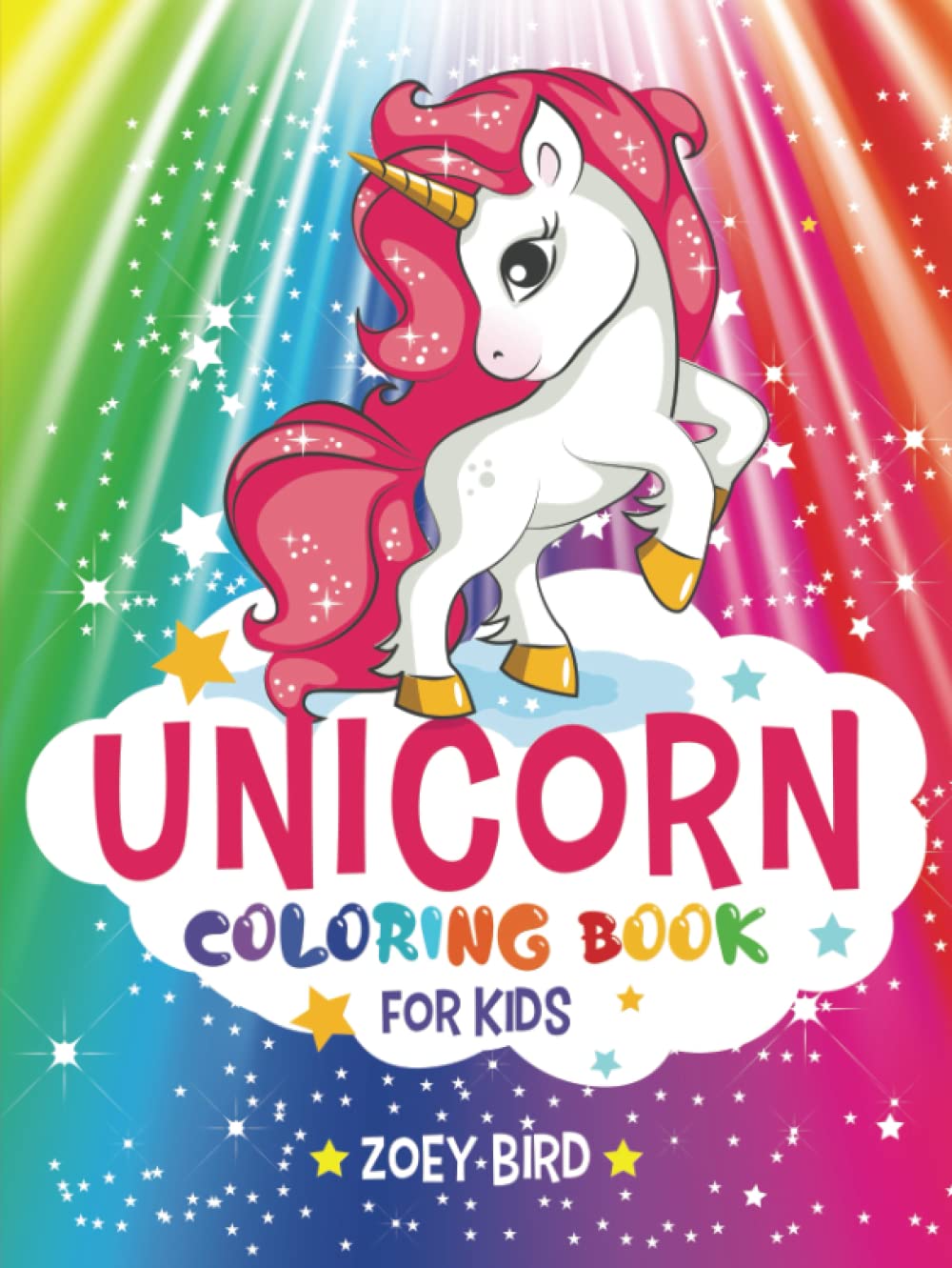Unicorn Coloring Book for Kids: Coloring Activity for Ages 4 – 8 (Magical Coloring Books for Kids)