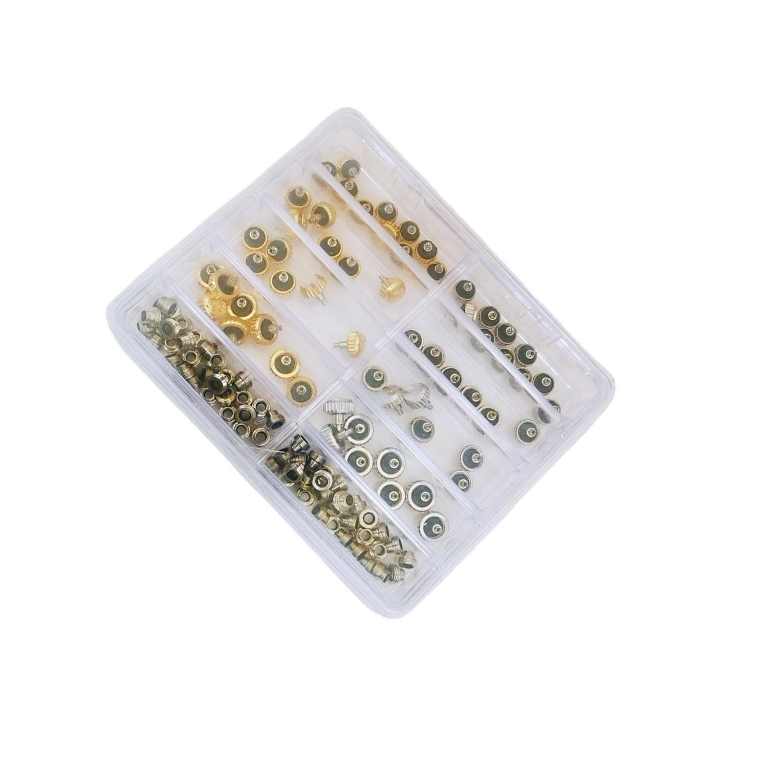 Coronas de reloj ligeras, piezas de repuesto, accesorios de cabeza de reloj de acero aleado, relojes mecánicos, parte, coronas de repuesto