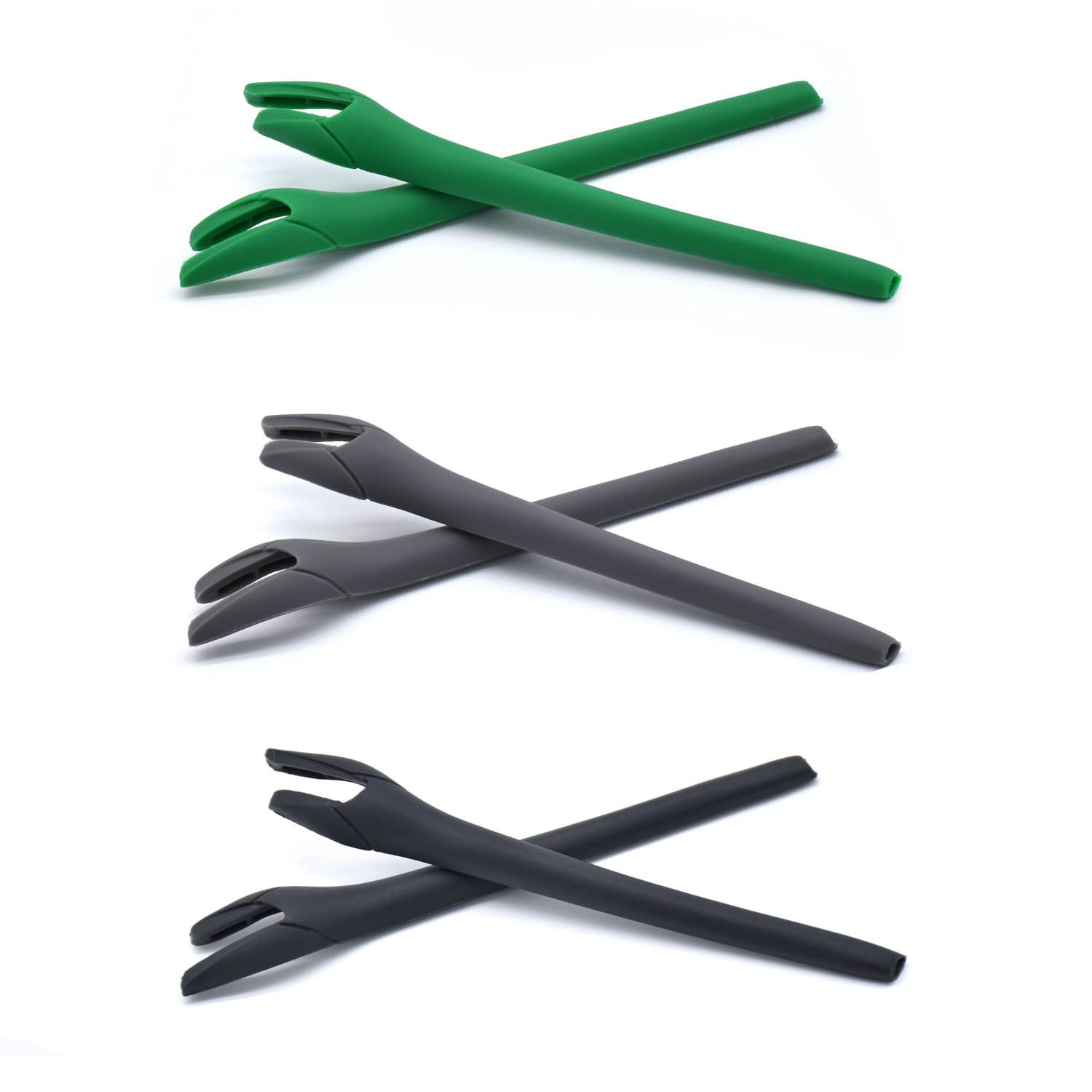 Kit earsocks silicone Oakley Radar EV Path de rechange vert gris noir
