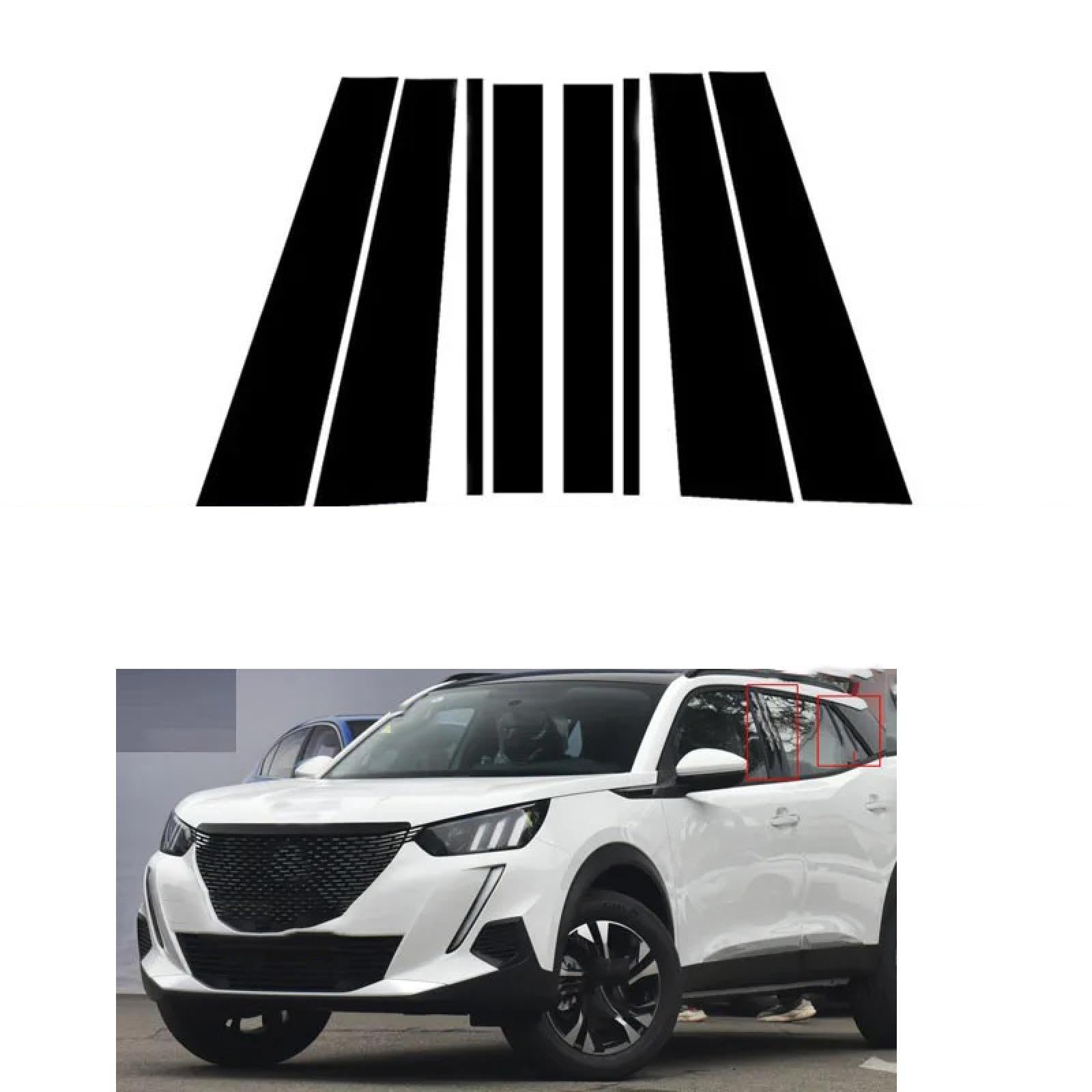 Pellicola Protettiva Per Maniglia Peugeot 2008 2019-2023 - Carbonio 3D - Foto 7