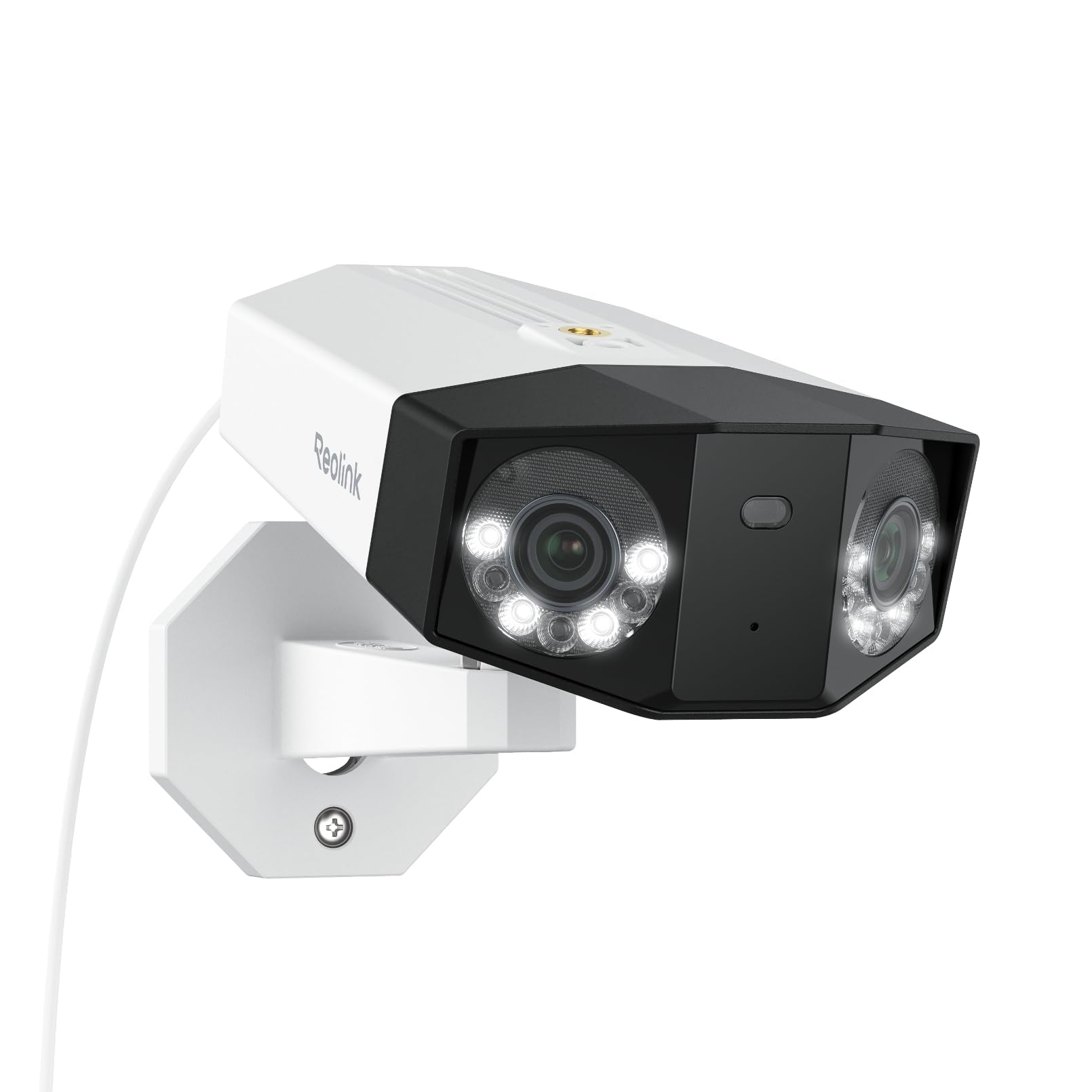 REOLINK Duo 3 PoE 16MP UHD Dual-Lens PoE Security Camera with 180° Panoramic View, Motion Track, F1.6 Color Night Vision, Person/Vehicle/Animal Detection, 2 Way Audio, Supports 24/7 Recording