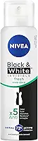 NIVEA Desodorante Antitranspirante Aerossol Invisible Black & White Fresh 150ml - Proteção prolongada de 48h, cuidado suave, ação antibacteriana, fórmula 5 em 1: anti-manchas, anti-odor
