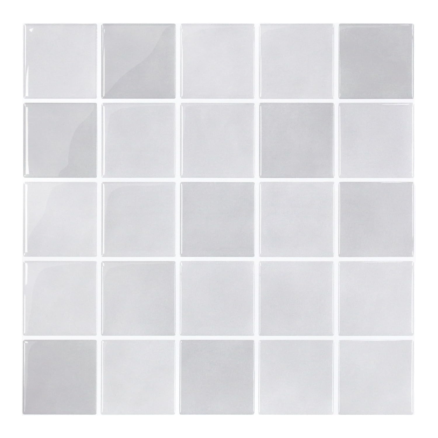 COMSTICKC Più Spessa 3D Piastrelle Adesive Cucina Bagno, 10 Pezzi 30,5 x 30,5 cm, Adesivi per Piastrelle Bagno, Murali 3D Cucina Decorativi, Impermeabili, Spessore 2,5 mm
