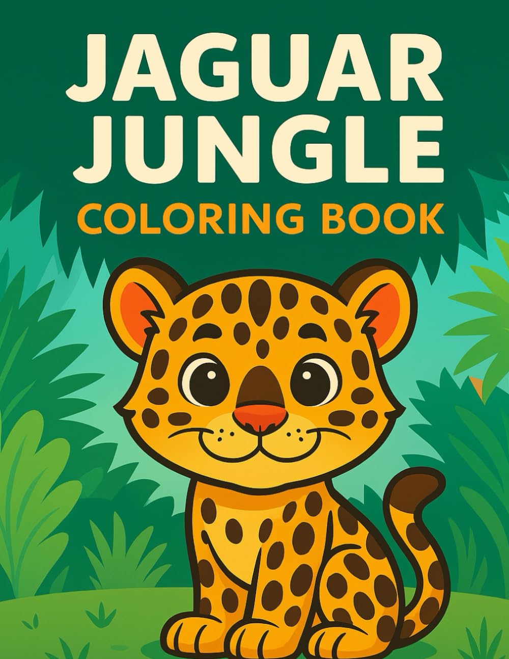 Little Jaguar Adventures: A Jungle Adventure with Cute Jaguar Illustrations