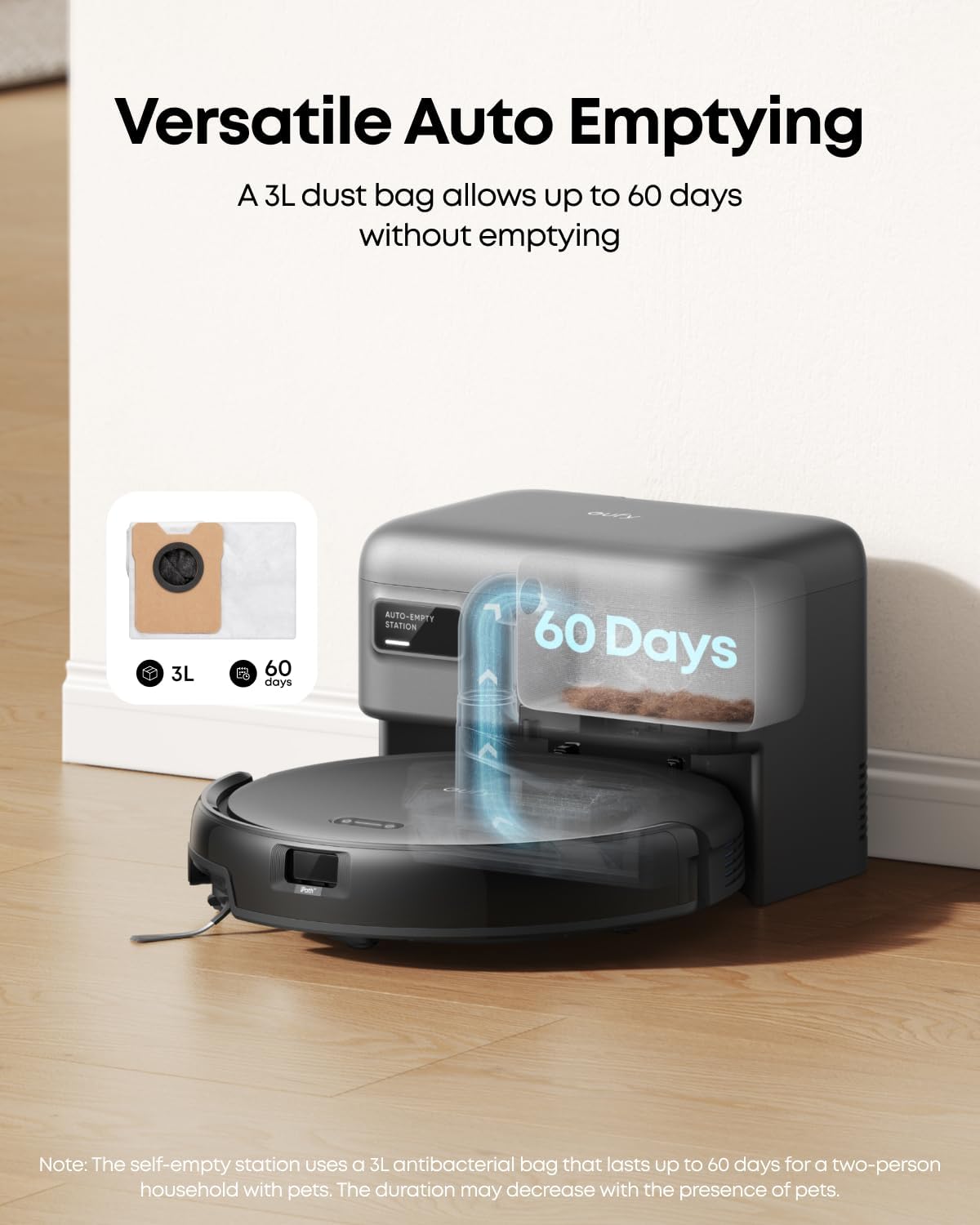 eufy RoboVac Replacement Accessories Kit (2 Side Brushes + 2 Filter Sets + Rolling Brush + Brush Guard) Compatible Self-Empty C10.