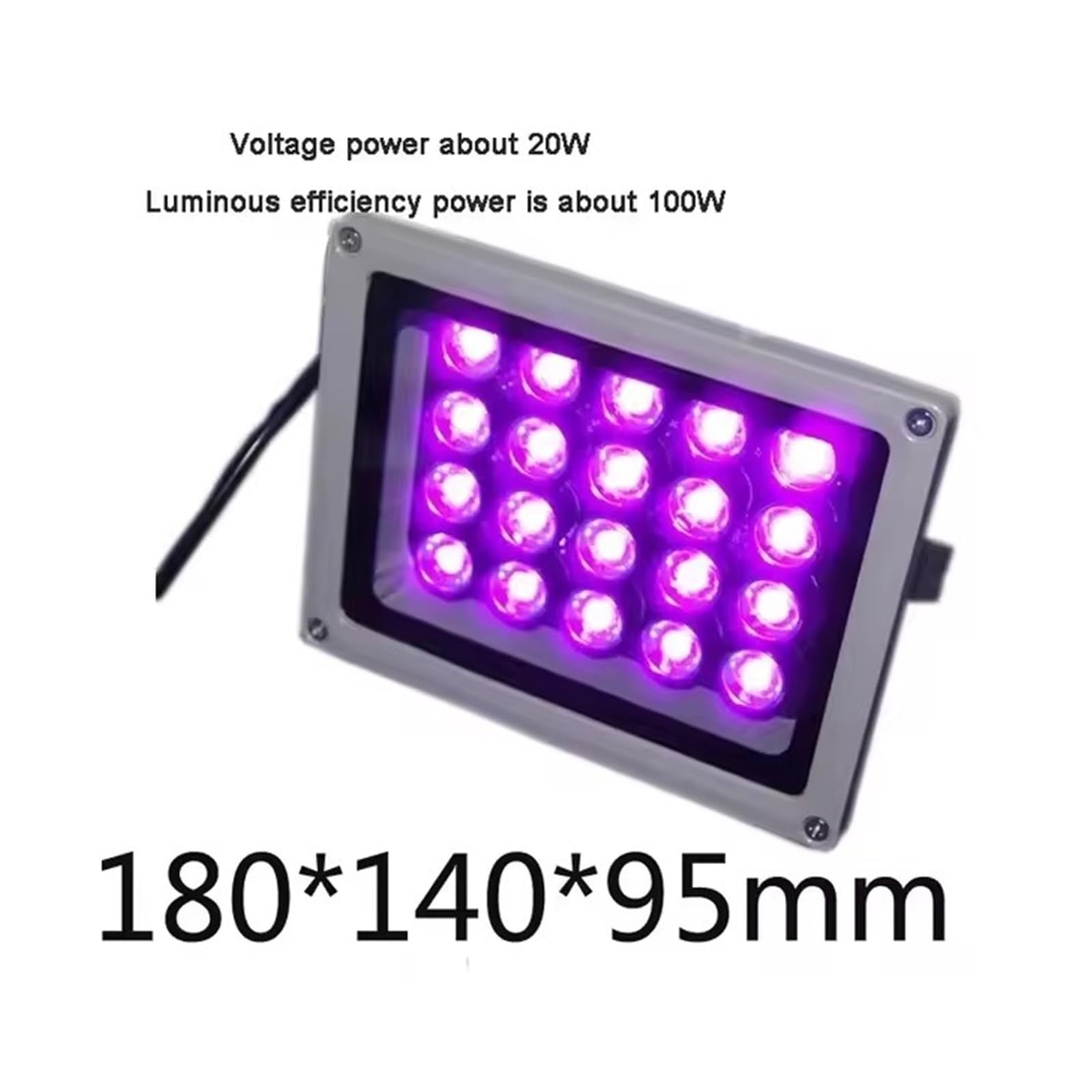 Lámpara de curado UV, Lámpara De Curado Gel LED UV, Máquina Impresión Aceite, Tinta Pintura, Pantalla Seda, Impresora 3D, 30W, 100W, 405nm, 365nm, 395nm(100W,365nm)