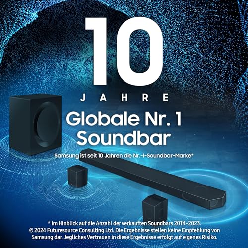 Samsung HW-S811GD 3.1-Kanal Ultra Slim Soundbar für TV-Geräte, Bluetooth-Lautsprecher mit ultraschlankem Design, Q-Symphony, Kabelloses Dolby Atmos / DTS:X [2024]