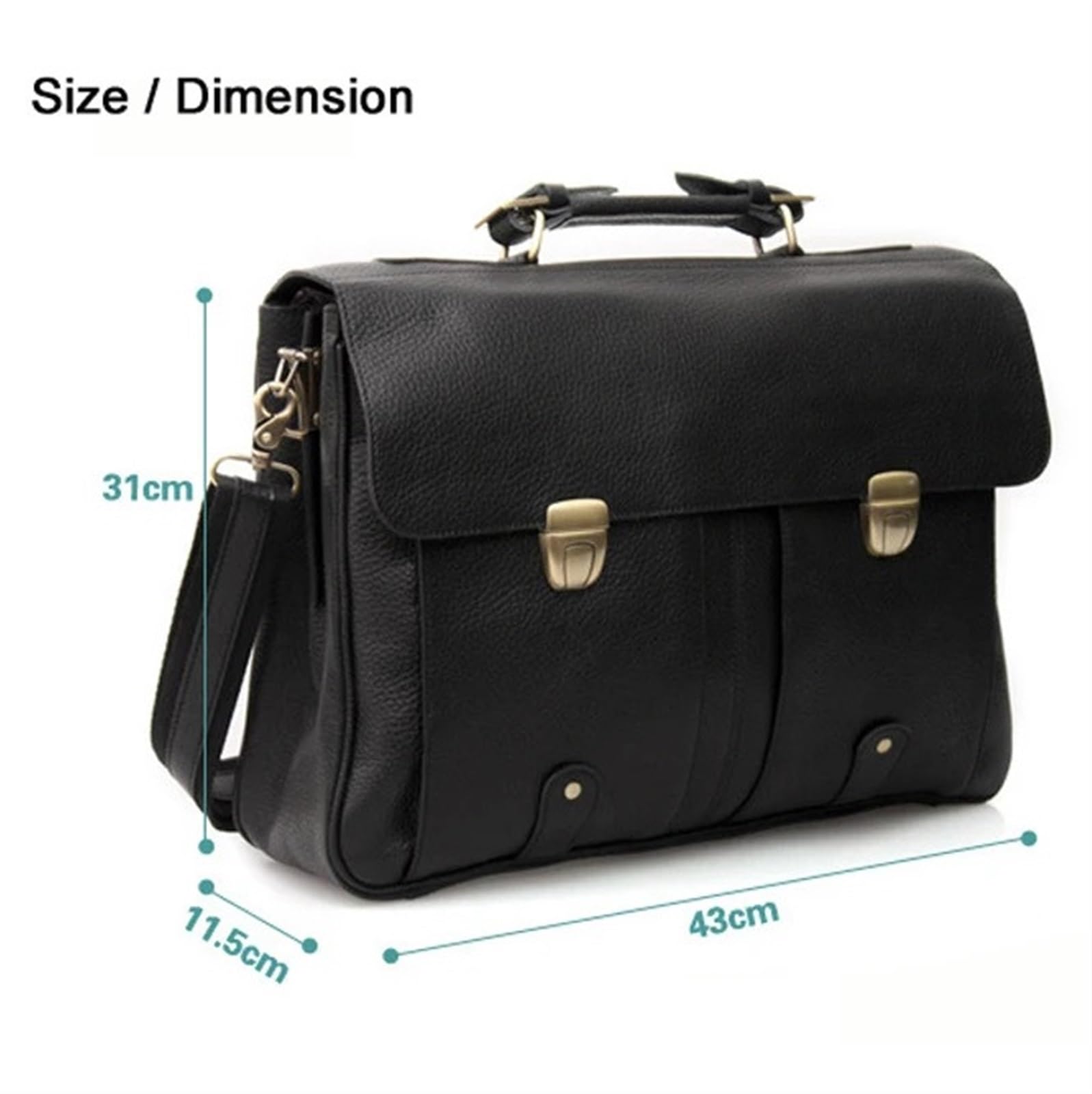 Cartella da Uomo Valigetta in Pelle Borsa da Lavoro da Uomo Portadocumenti da Uomo Borsa for Laptop da 15,6 Pollici in Pelle Borsa da Ufficio Borsa Grande