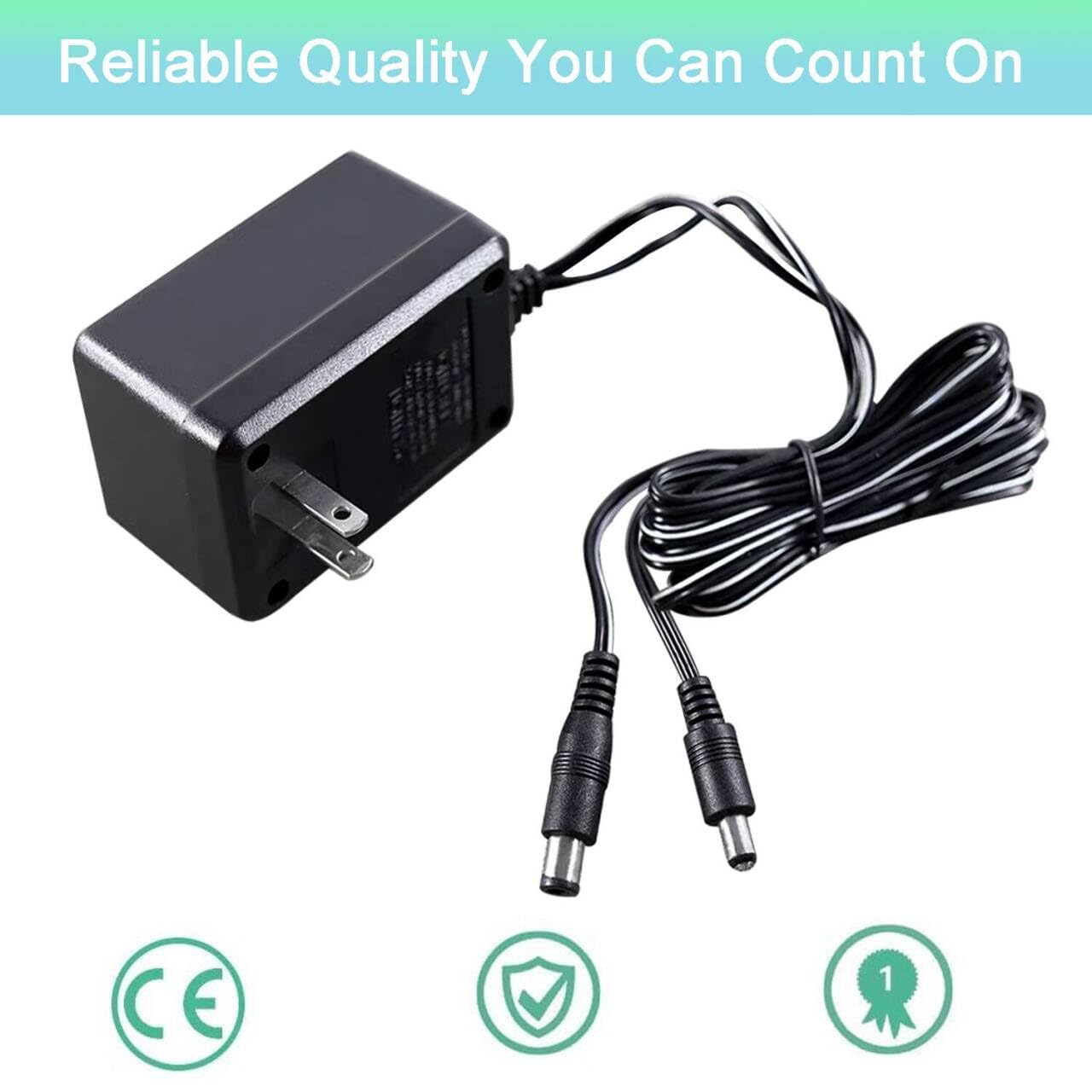 Cable de alimentación NES, cable de alimentación SNES, adaptador de CA y CC compatible con Super Nintendo/SNES/NES/Genesis1