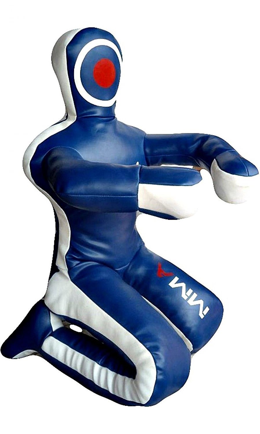 LEATHERAY MMA Jiu Jitsu Judo Punching Bag Grappling Dummy Blue Canvas- 59 inches-Unfilled