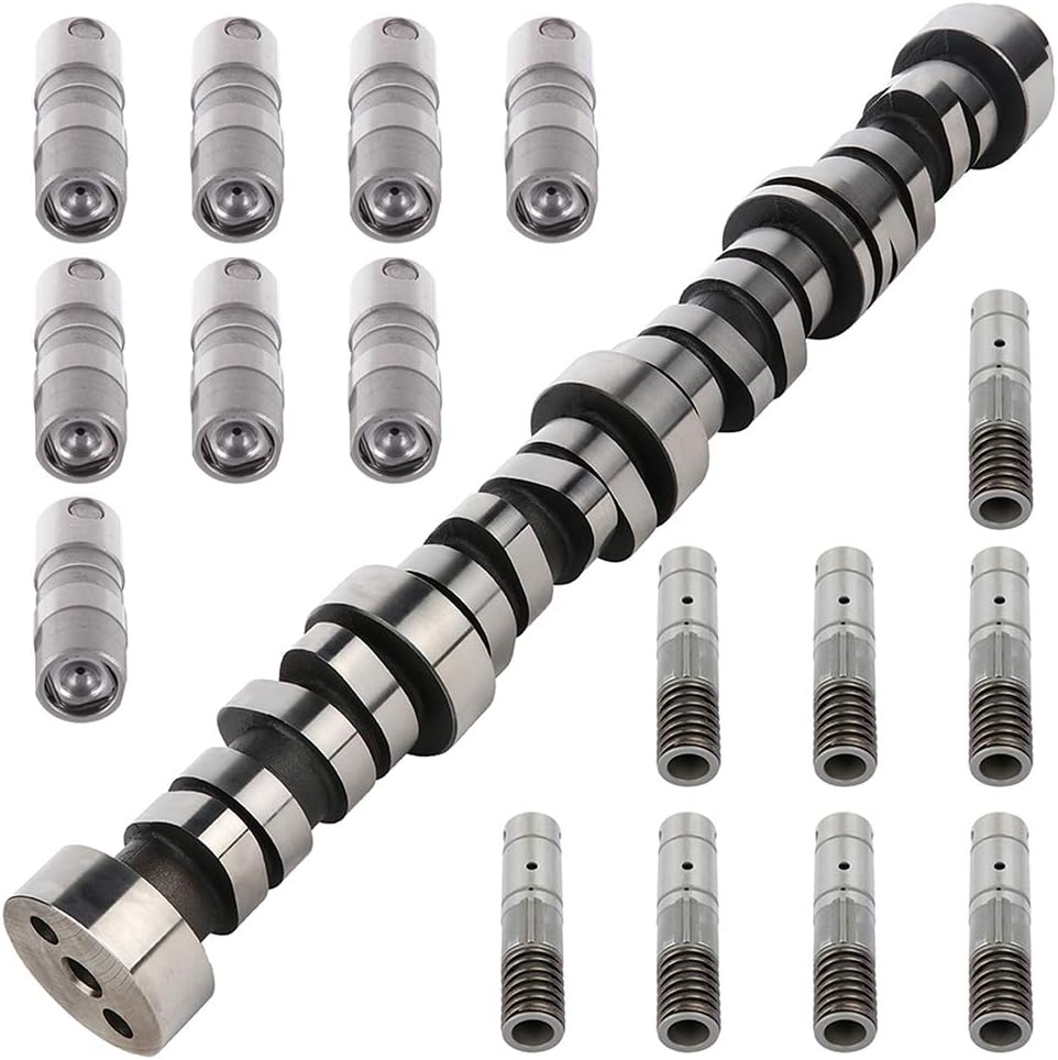 ECCPP Engine Camshaft and Lifters Fit for 2008-2009 for Buick LaCrosse 2007-2013 for Chevy Avalanche 2008-2013 for Chevy Silverado 1500 CamShaft Lifters Kit MC1394 T101068 12639516 HL177 HL124