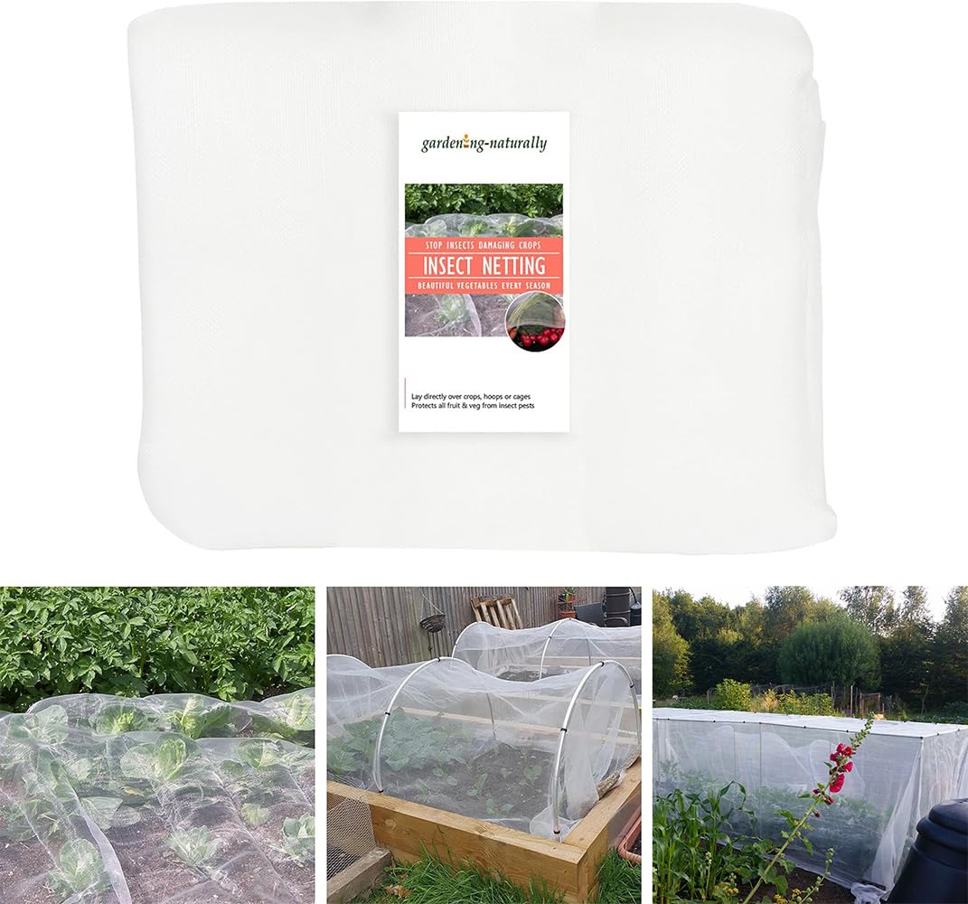 Veggiemesh Insect Mesh Netting to Protect Fruit and Vegetables Garden Fine Insect Protection Mesh - (4.2m x 3m)