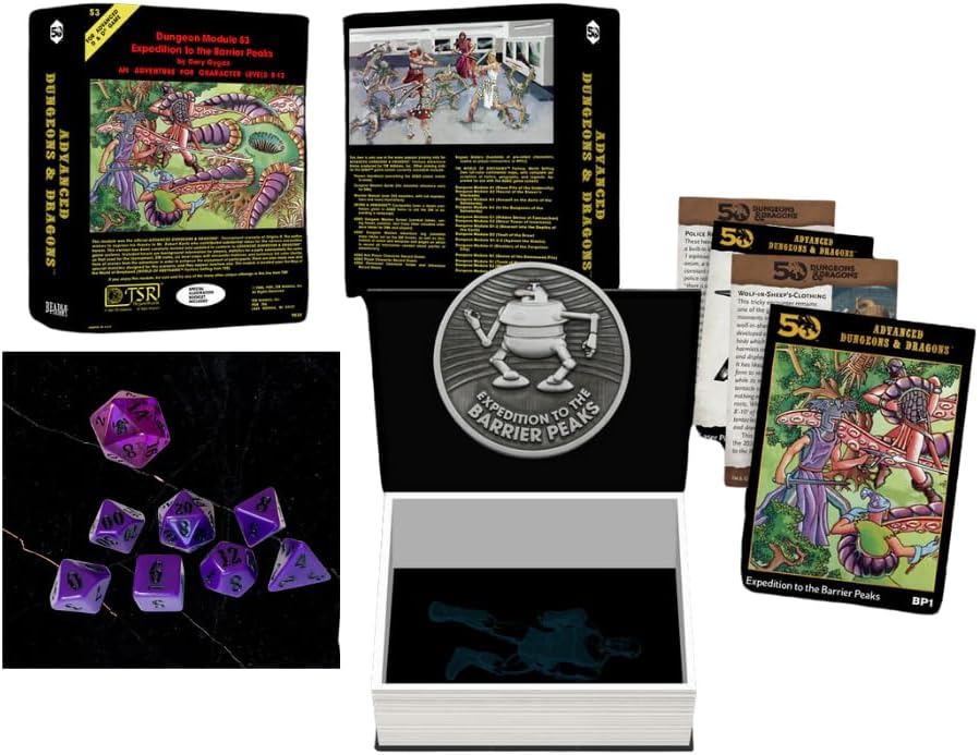 Classic Module Dice Sets - D&D (White Plume Mountain)