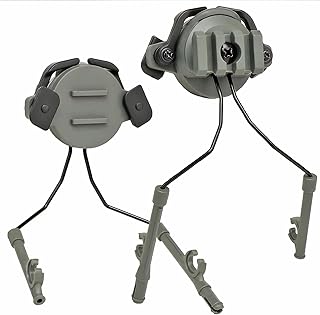 Adaptador de Casco Táctico con Suspensión para Airsoft, Sistema de Riel ARC Rápido, 1 Par