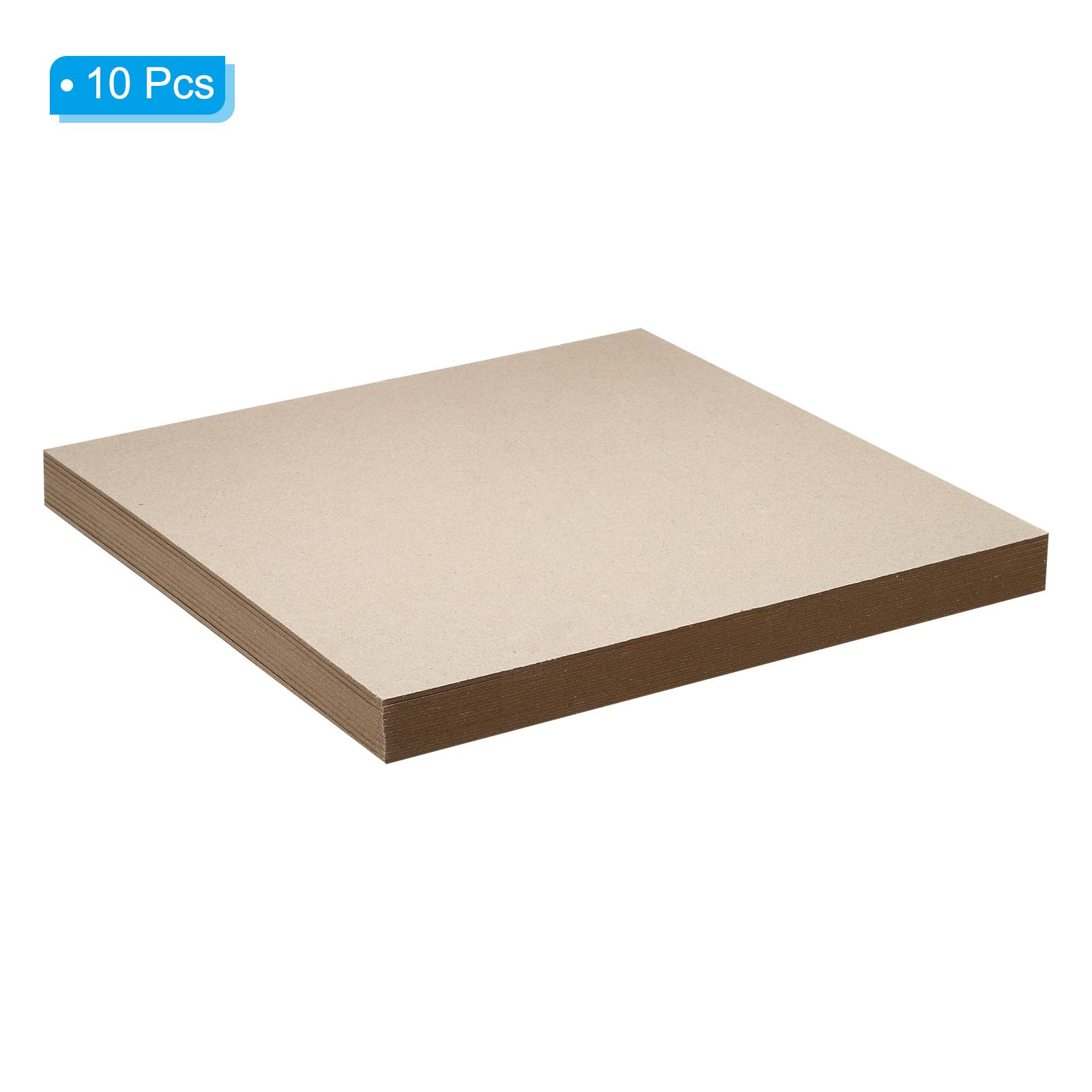 PATIKIL 12x12x0.1" Chipboard Sheets, 10Pcs Thick Book Board Binders Board Sturdy Bookbinding Supplies for Book Binding Cover Gray - Image 3