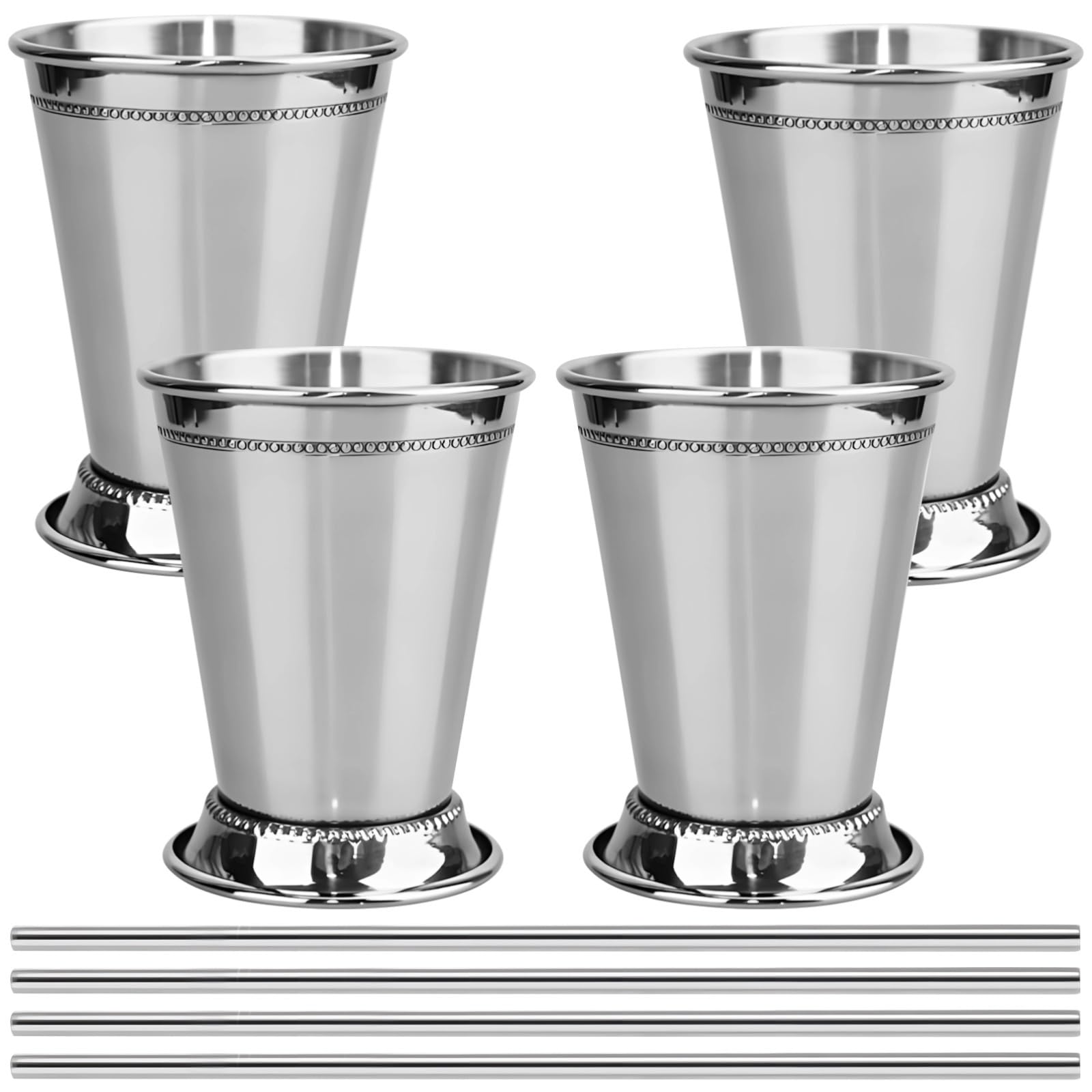 Tasses à cocktail en acier inoxydable 355 ml pour mojito et boissons glacées