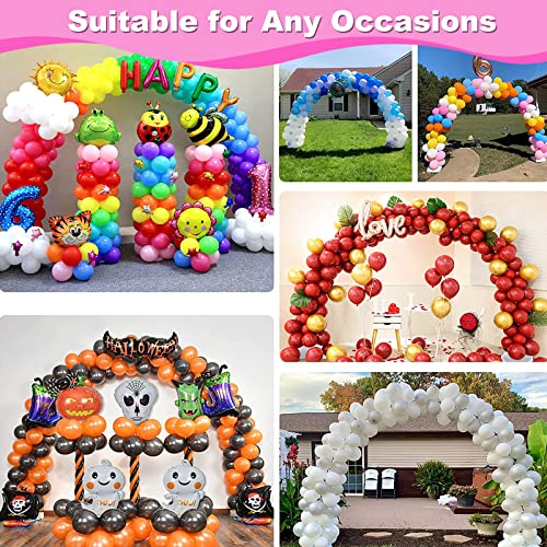 Balloon Arch Kit and Balloon Pump Electric, 10ft Wide Adjustable Balloon Arch Stand With 100Balloons 2Balloon Stands For Wedding Anniversary Birthday Mother's Day Party Decoration Graduation Ceremony - Image 8