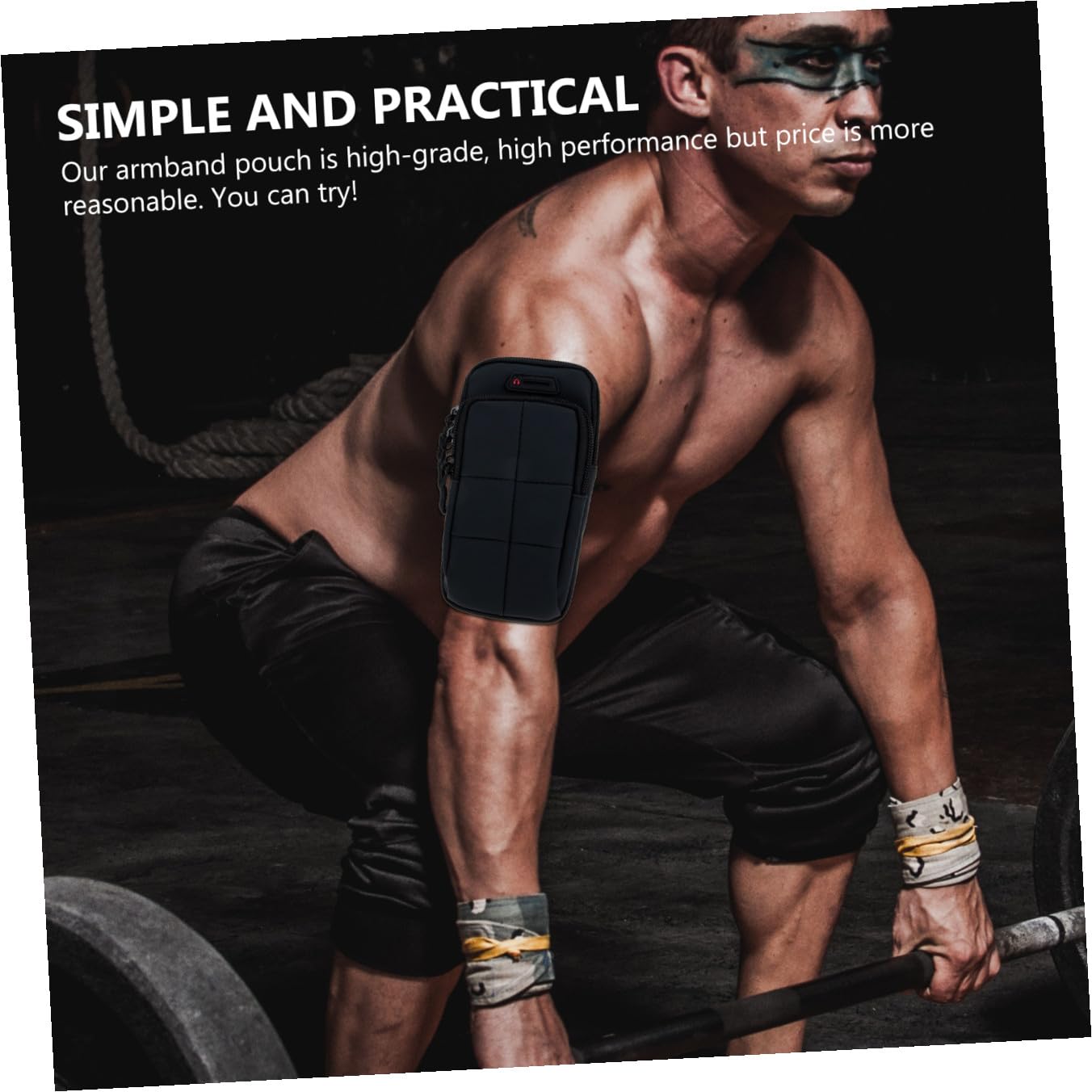 Uonlytech 3pezzi Borsa Per Smartphone Da Braccio e Traspirante Adatta Per Corsa e Allenamento Sacchetto Portacellulare Per Sportivi
