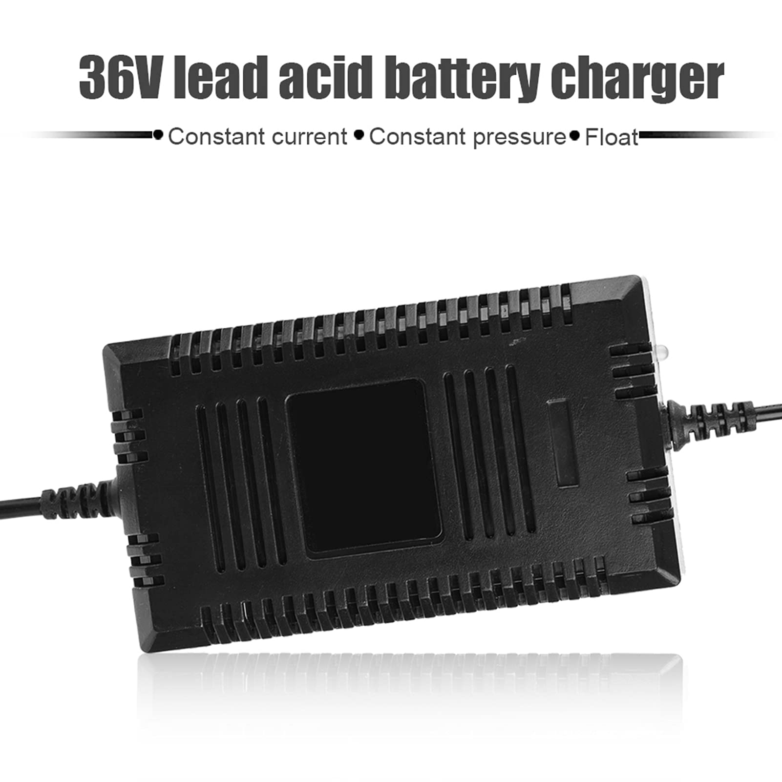 Annadue Caricabatteria da 36 V, Caricabatteria al Piombo Adatto per Scooter Elettrici, ECC., Spegnimento Automatico a Carica Completa