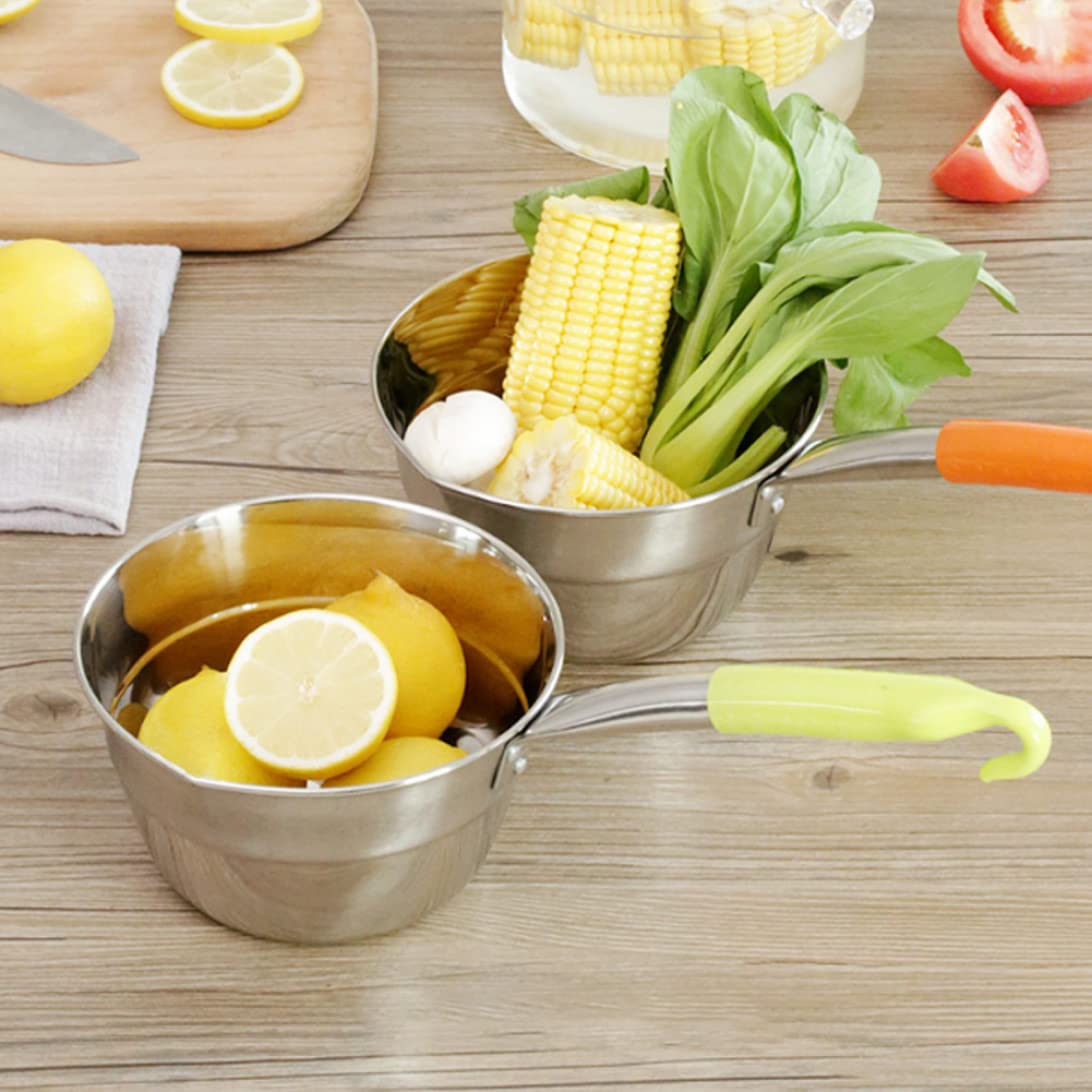 Cucharón de agua acero inoxidable cochero de agua de agua mango con mango enganchado