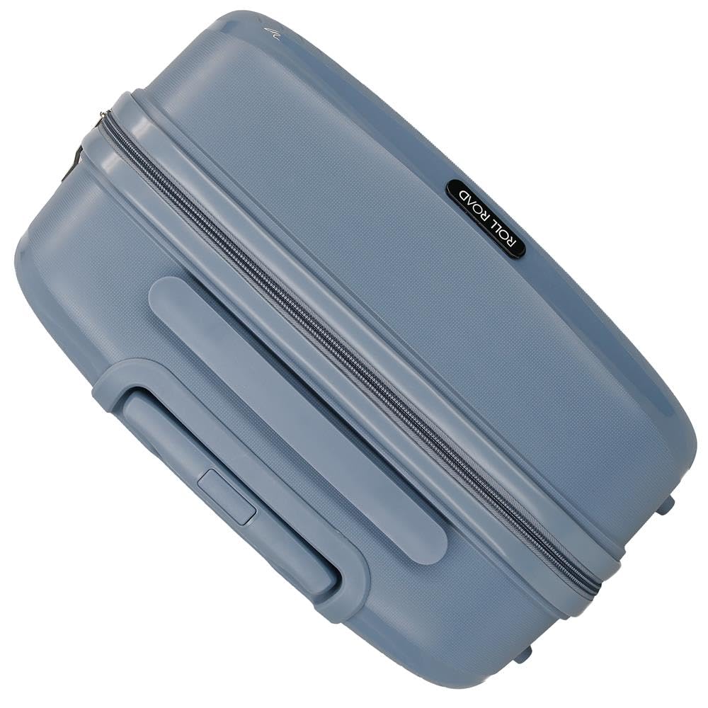 Roll Road Orbit Walizka Duża Niebieski 48x75x28 cm Twardy 4 kg Zacisk TSA Polipropylen 4 kg 88,8L, Niebieski, Talla única, Duża walizka