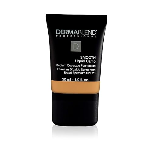 Dermablend Base de camuflaje líquido suave para piel seca con SPF 25 base de cobertura media y maquillaje hidratante