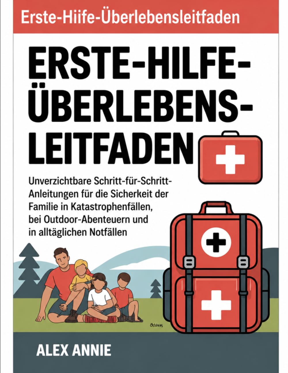 Erste-Hilfe-Überlebens Leitfaden: Unverzichtbare Schritt-für-Schritt-Anleitungen für die Sicherheit der Familie in Katastrophenfällen, bei Outdoor-Abenteuern und in alltäglichen Notfällen