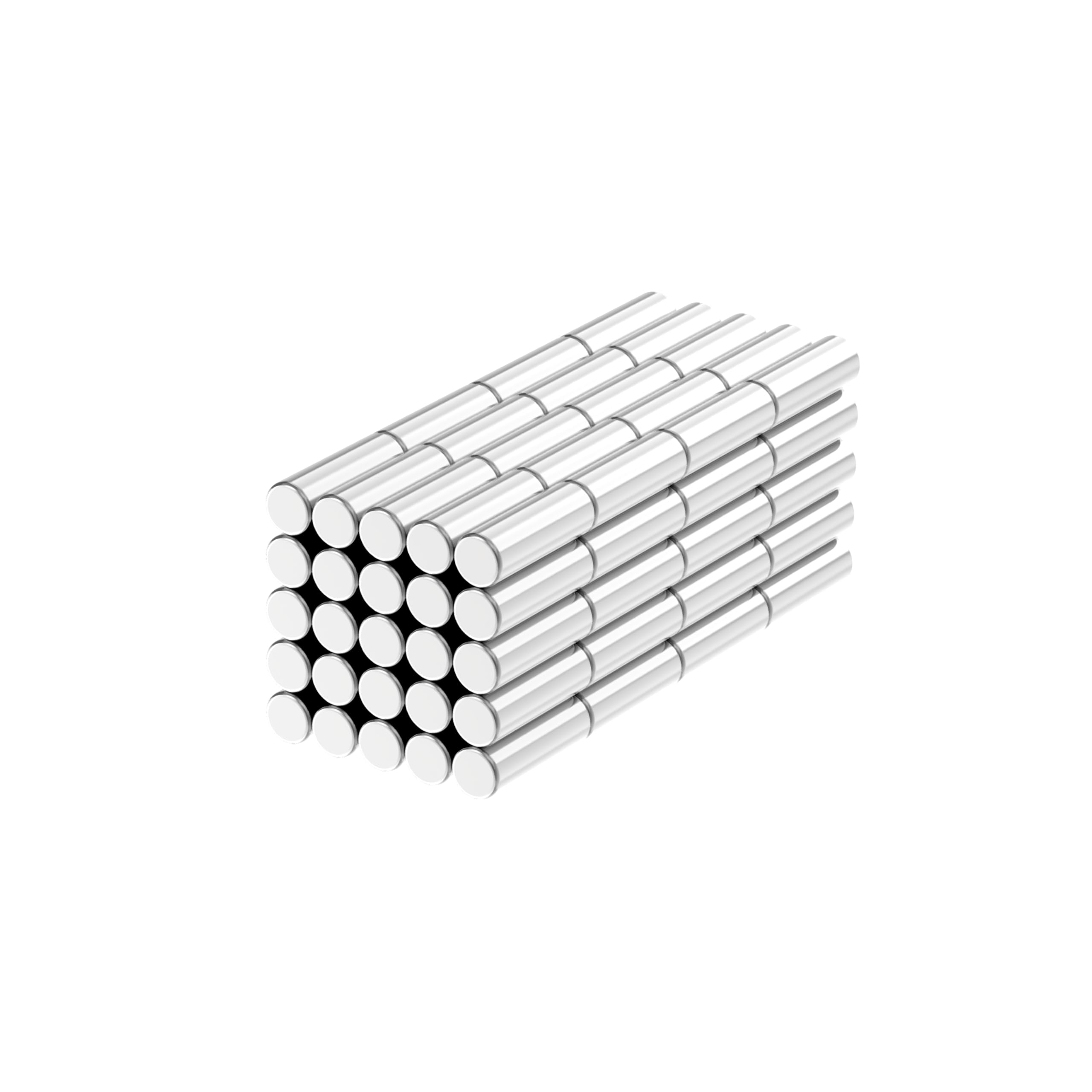 N52-1/8 D x 3/8" H - 100 Pack, Powerful Small Rare Earth Magnets, Strong Neodymium Cylindrical Magnets for Fridge, DIY, Building, Scientific, Craft, and Office Magnet,Map Magnet