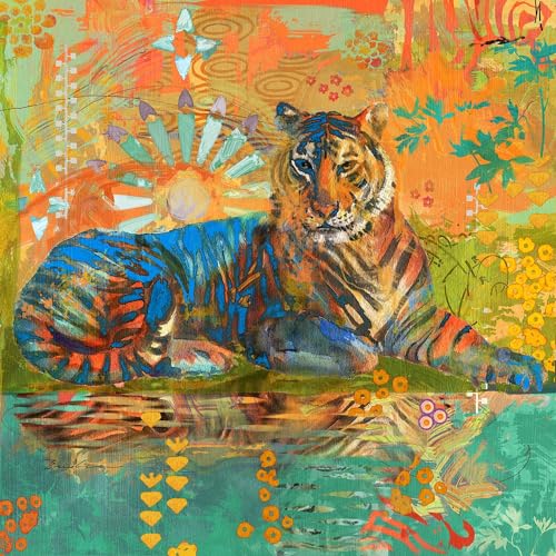 South China Tiger Poster Print - Designs Evalia (12 x 12)
