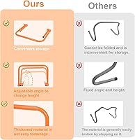 Vista 2 de Hikeen Agility Speed Training Hurdles, Adjustable Agility Training Hurdles for Football, Basketball, Soccer Hurdles Training Equipment Set