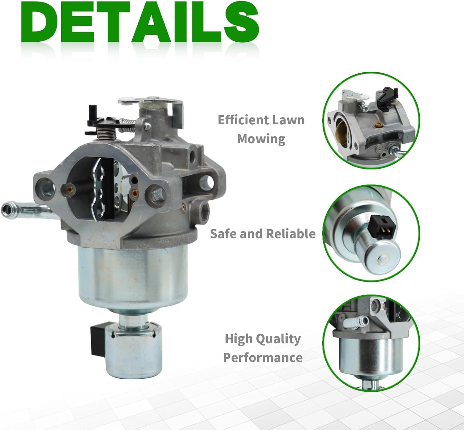 594605 Carburetor with Gaskets Kit Replacement for 17.5 14Hp - 18Hp Engine 594605 792768 591734 594603 Carb Single Cylinder Engine