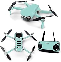 Vista 10 de MightySkins Skin para DJI Mavic Mini Drone Quadcopter portátil - Azul sólido Cubierta protectora de vinilo duradera y única Fácil de aplicar