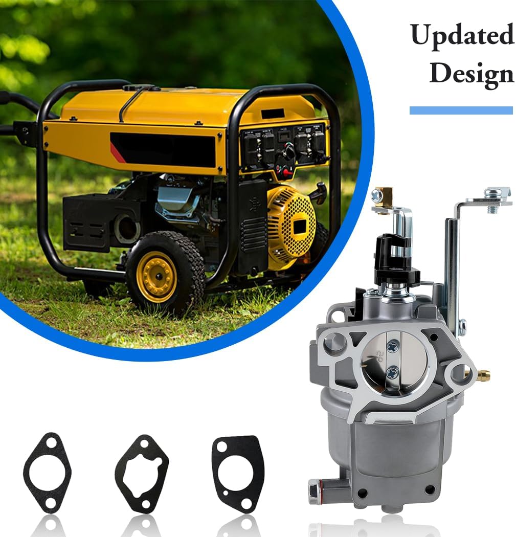 New RP6500 Generator Carburetor Compatible with CAT RP6500 RP6500E 6500 Watt Gas Portable Generator Replace 511-7277 Carb with Gasket Tune Up Kit