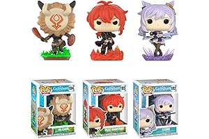 POP Genshin Impact Funko Vinyl Figure Set of 3 - Collect Anime...