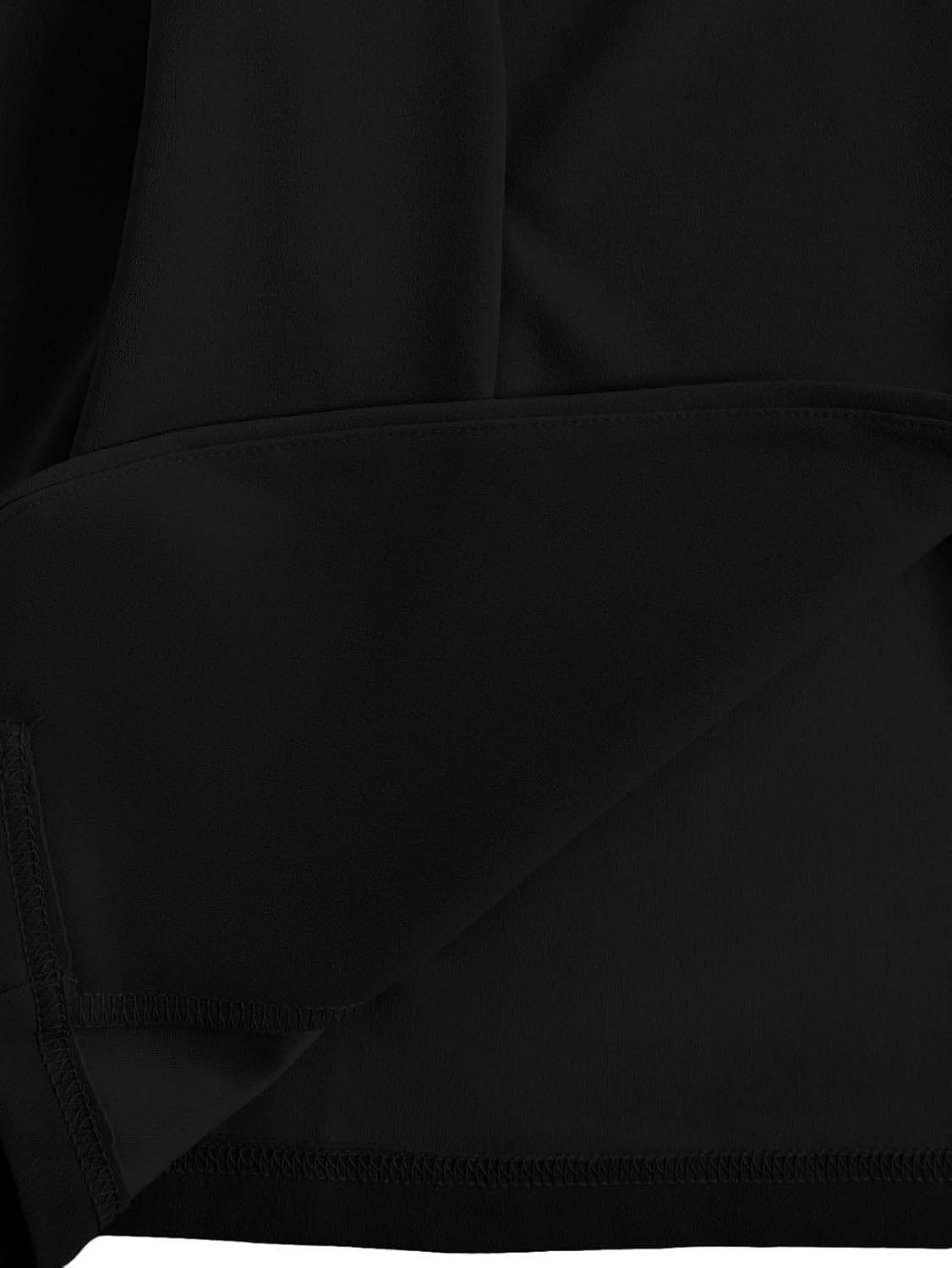 SweatyRocks Women's Casual Lightweight Jackets Ruched 3/4 Sleeve Open Front Work Office Blazer Suit Jacket - Image 6