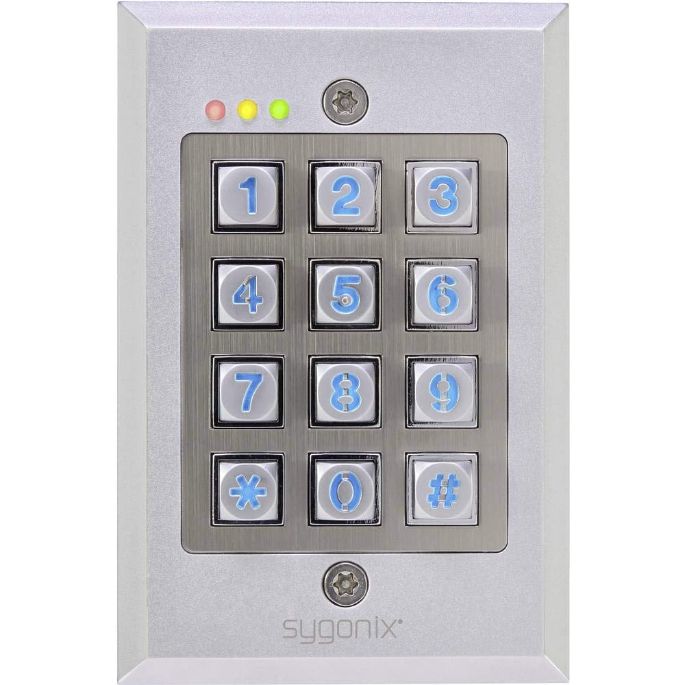 Sygonix SY-3118492 Codeschloss Aufputz IP65 mit beleuchteter Tastatur