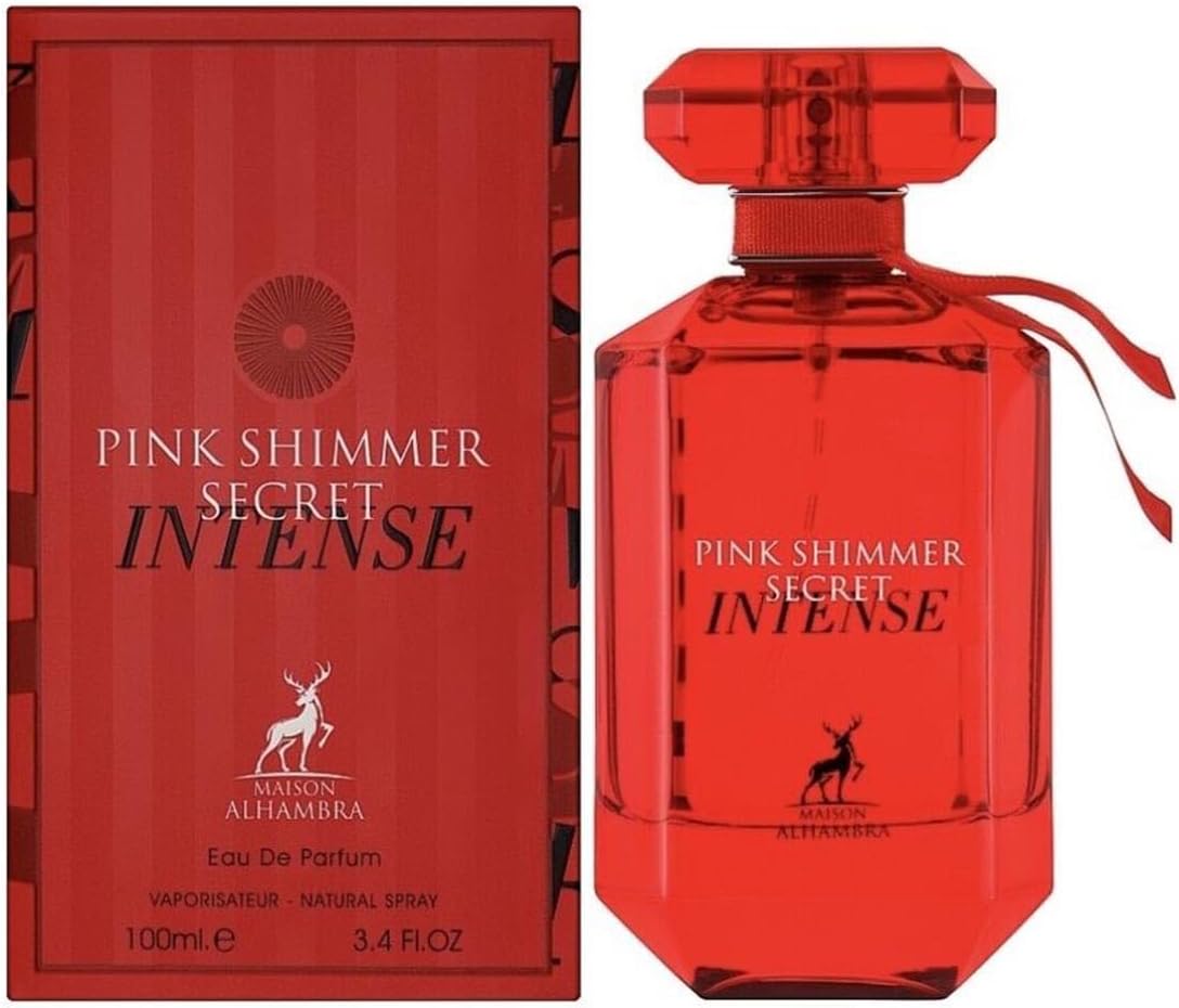 Maison Alhambra Pink Shimmer Secret Intense for Women - 3.4 oz EDP Spray