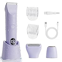 Carehabi Rasoio Elettrico Donna 3 in 1 Impermeabile IPX6 Epilatore Elettrico Donna