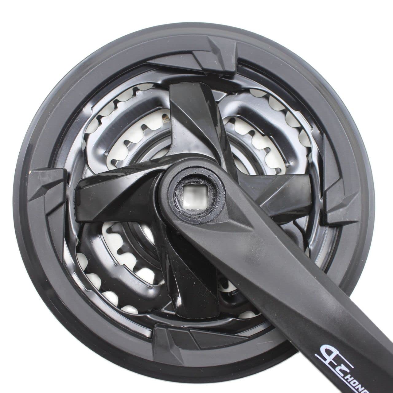 Guarnitura MTB 6/7/8/9 velocità 24-34-42T Mountain Bike GrulenkSt 170mm Set a manovella di Diamanti Foro Diamante Chainring Chainwheel Parts Accessori